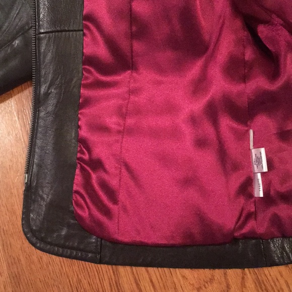 Ann Taylor Genuine Leather Jacket - Picture 4 of 5